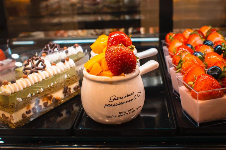 Lækker og frisk mad i kølemontre